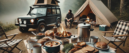 Kochen & Essen beim Dachzelt-Camping